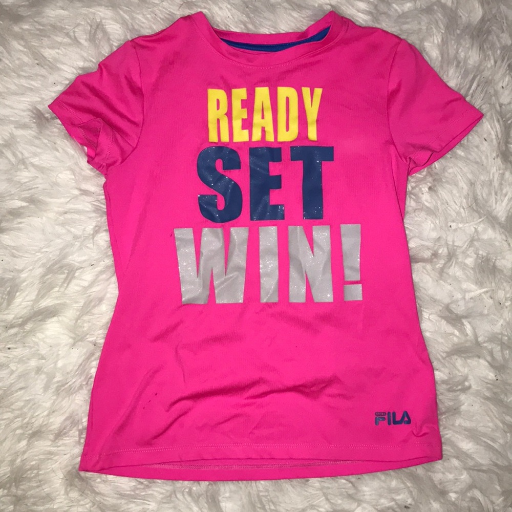 FILA graphic athletic shirt.